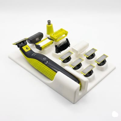 Wandhouder Geschikt Voor Philips OneBlade - OneBlade Muurbevestiging Opberger Ruimtebesparend - Geschikt Voor OneBlade Face & Body - Wit
