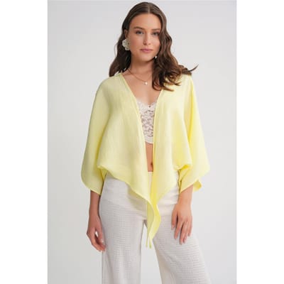 Gelaagde V-hals Bolero Blouse