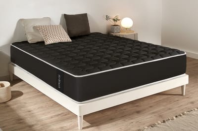 Air Zwart Visco-elastisch Matras - Comfortabel en Ergonomisch - 27 cm Dikte - Medium en Hoge Stevigheid - Antibacterieel en Ademend