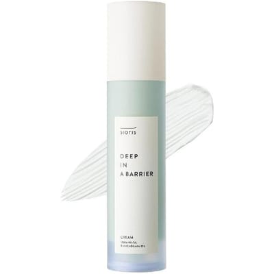 sioris Deep In A Barrier Cream 50ml  A Tamanu Oil-Powered, Organic And Vegan Intensive Skin Repair Cream, Strengthens The Skin Barrier white