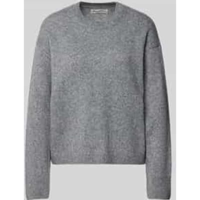 Loose fit gebreide pullover van scheerwolmix