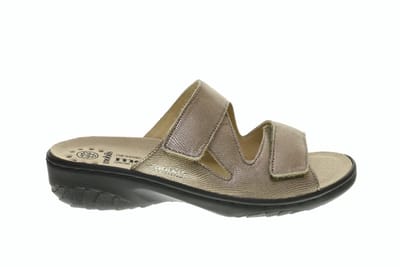 Mobils Geva Light Taupe Instapper Slipper maat 36