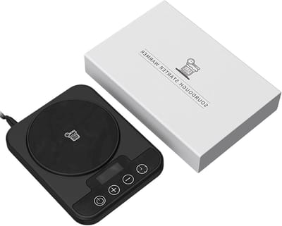 Zuurdesem Verwarmingsmat - Rijsmat Gist - Brood Rijzen - Thermostaatgestuurd - 12-Uurs Timer - Zwart