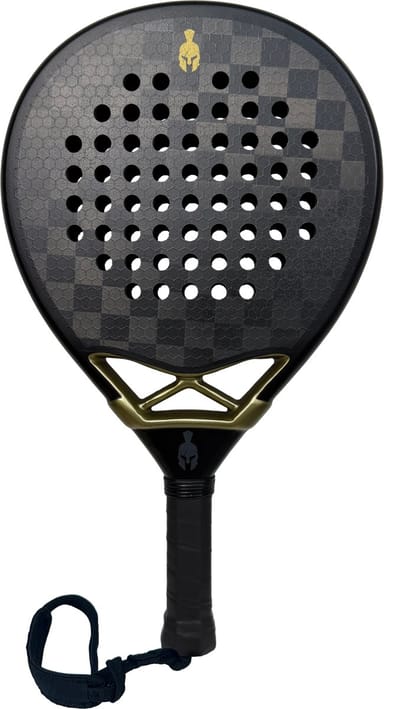 Gladiator Gladius Samnium Teardrop black-gold 18K - padelracket - krachtig - comfortabel