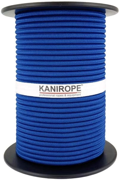 Rubberen Touw - Expander Touw - Zeilen Bevestigen - Slijtvast Polyethyleen - 6mm 100m - Blauw