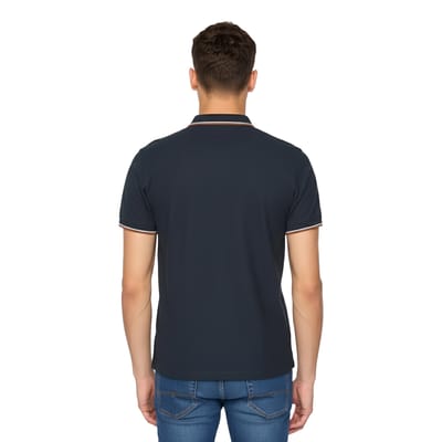 Duck and Cover Heren Melports Poloshirt (Marine)