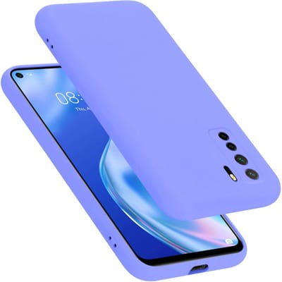 Cadorabo Hoesje geschikt voor Huawei P40 LITE 5G / NOVA 7 SE in LIQUID LICHT PAARS - Beschermhoes gemaakt van flexibel TPU silicone Case Cover
