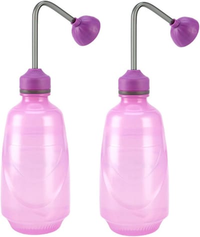 Kleine gieter voor kamerplant en tuin 0,45 L - 2 stuks