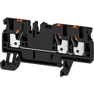 Weidmüller 1521920000 Doorgangsklem 5.1 mm Spanveer Zwart 100 stuk(s)