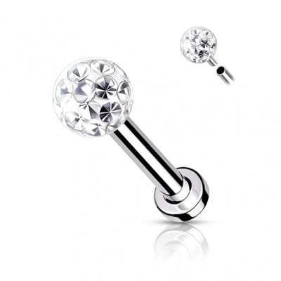 Piercing ferido epoxy 1.2x8 - wit - LMPiercings