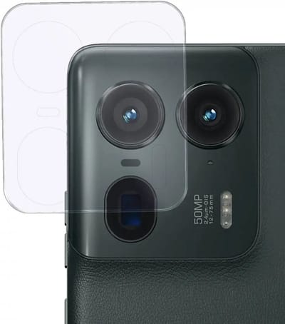 Rosso Camera Protector Geschikt voor Motorola Edge 50 Ultra | Camera Lens Bescherming | Case Friendly | Ultra Dun Glas | Transparant