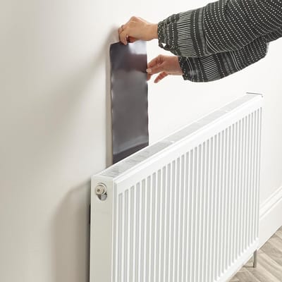 Magnetische Radiator Bespaarder - Warmtepaneel Set - Energie Besparen - Snelle Installatie - 6 Stuks - Zilver