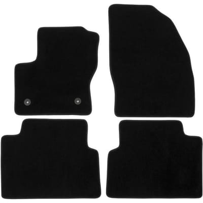 Tapis de sol - Ford - C-Max - 2011-2019 - 4 pièces - Renforcé au niveau des pédales - Antidérapant