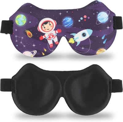 3D Slaapmasker voor Kinderen - Verstelbare Kinder Slaapmasker voor Dromerige Avonturen