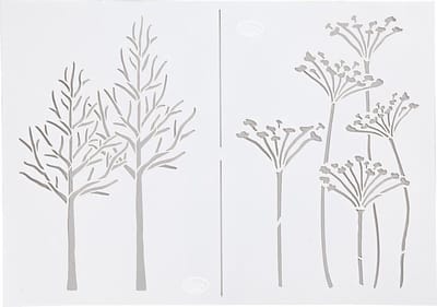 Sjabloon - Flexibel Tekensjabloon - Hobbysjabloon - Najaar - A4 - 21x29,7cm - Viva Decor