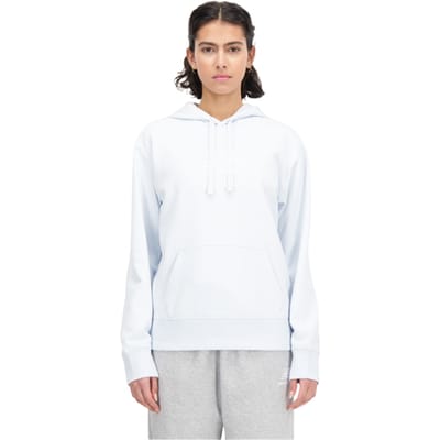 New Balance Stacked Oversized Hoody Vrouwen Blauw