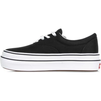 Super Comfy Cush Era lage damesschoen (canvas) zwart/true white