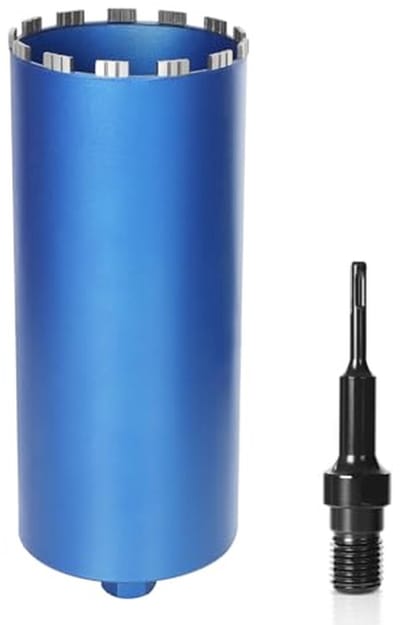 Diamantboorkroon voor kernboormachine - Ø 172 mm, 460 mm lengte, nat en droog boren