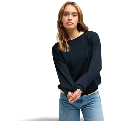 Roxy Surfing By Moonlight, Vrouwen, Marineblauw, Sweatshirt, maat: L