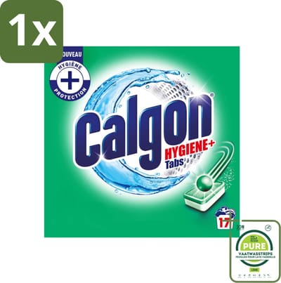 1 x Calgon - Ontkalkingsmiddel - 221 g - 17 Capsules - Wasmachine Ontkalken - Wasmachine Reiniging - Wasmachine Capsules - Kalkaanslag Verwijderen - Wasgoed Schoner
