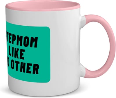 Akyol - stepmom like no other koffiemok - theemok - roze - Moeder - geweldige moeder - niemand anders - verjaardag - cadeau - kado - bedankje - geschenk - 350 ML inhoud