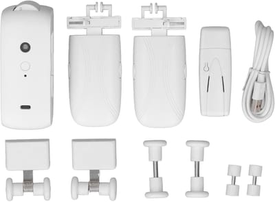 Automatische Gordijnopener - Slimme Gordijnmotor - Comfortabel Wonen - Stille Werking - 21cm x 7cm - Wit