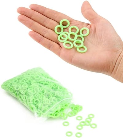 Tentpalen Ringen - Kampeer Accessoires - Veilig Kamperen - Nachtzicht Lichtgevend - 20 stuks - Groen