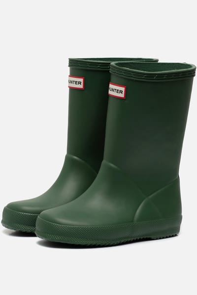 Hunter Hunter Classic Regenlaarzen groen Rubber