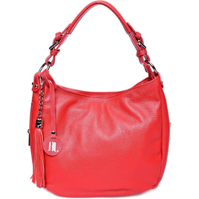 Anna Luchini Rood Rundleer Tas