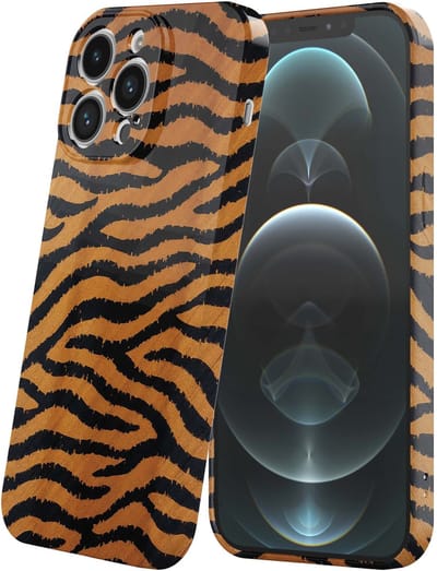 Smartphonica Telefoonhoesje Geschikt voor iPhone 12 Pro Max met Tijger en Panter Opdruk - Flexibel Softcase TPU - Backcover Case Tiger and Lion Design geschikt voor iPhone 12 Pro Max