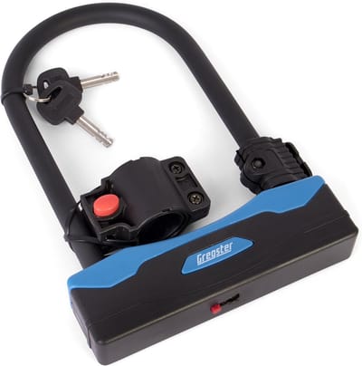 Fietsbeugelslot - Fietsslot U-slot - Fietsbeveiliging - Gehard staal constructie - 12 mm dik - Zwart