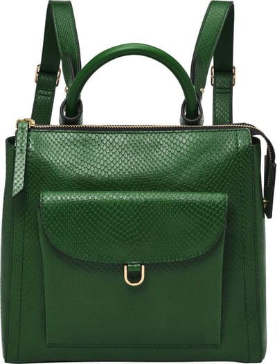 FOSSIL Vrije tijd rugzak Schoudertas Parker Mini Backpack Medium Green Groene