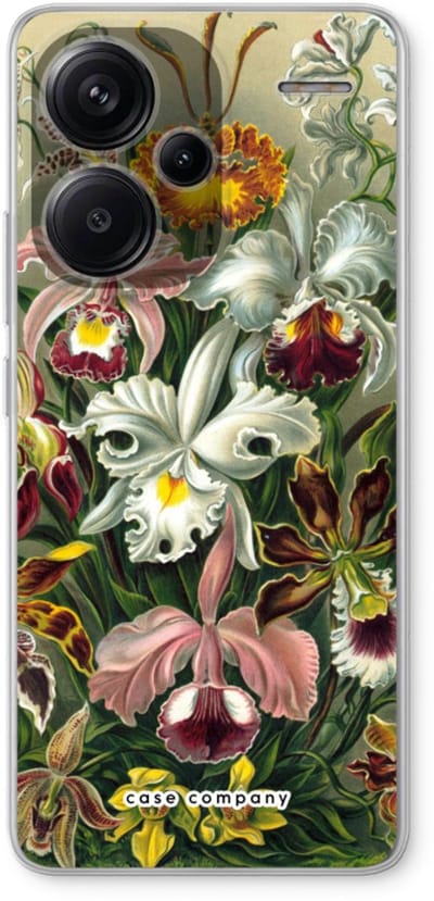 Case Company® - Hoesje geschikt voor Xiaomi Redmi Note 13 Pro plus hoesje - Haeckel Orchidae - Soft Cover Telefoonhoesje - Bescherming aan alle Kanten en Schermrand