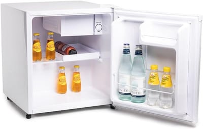 Mini koelkast met compressor - 46 liter, extra koude minicellen, wit, energieklasse E