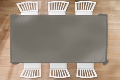 Tafelkleed - Tafellaken - 260x130 cm - Grijs - Kleuren - Effen - Binnen en Buiten