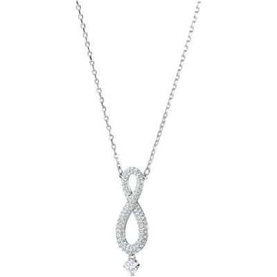Swarovski Infinity Eeuwige Liefde Serie Y Ketting Damesketting Wit 5537966 Box (Random Color) white
