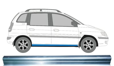 Reparatie dorpel voor Hyundai Matrix 2001-2010 / Links = Rechts (symmetrisch)