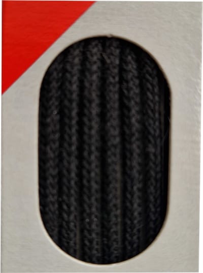 SL Veter - Zwart - Dun Rond - Lengte 75 cm - Dikte 2 mm - Schoenveter
