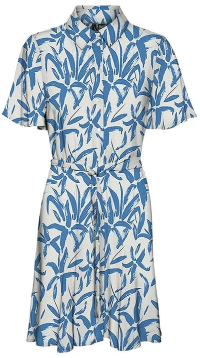 Vero Moda Zana Midi-jurk Met Korte Mouwen Veelkleurig L Vrouw