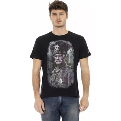 Trussardi Action Zwarte Katoenen T-Shirt voor Heren