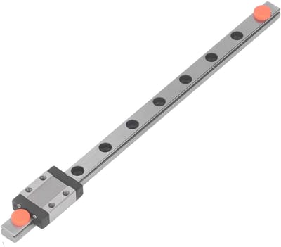 Dailygoods- Lineaire Geleiderail 200mm - Zwaar Belastbaar Staal - Miniatuur Railgeleider - Antislip - Lichtgewicht - Zelfuitlijnende Functie