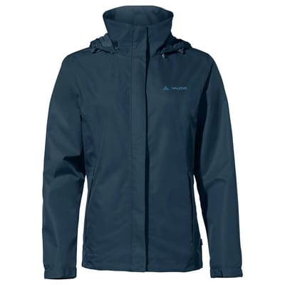 Vaude Wo Escape Light Jacket - Dark sea - Outdoor Kleding - Jassen - Waterdichte jassen