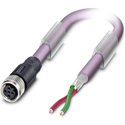 Phoenix Contact 1507324 Sensor/actuator dataconnector, geassembleerd M12 Aantal polen (sensoren): 2 Bus, recht 15.00 m 1 stuk(s)