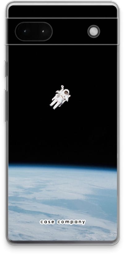 Case Company® - Hoesje geschikt voor Google Pixel 6a hoesje - Alone in Space - Soft Cover Telefoonhoesje - Bescherming aan alle Kanten en Schermrand