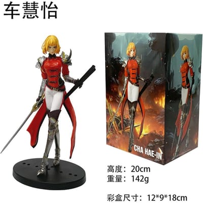 20cm Op Voorraad Upgrade(Anime-versie) Cha Hae-in Actiefiguur PVC Verzamelfiguur Figuur Display Anime Merchandise black