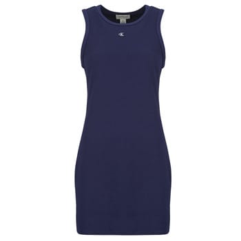 Korte Jurk Calvin Klein Jeans SL TEXTURE WAFFLE RACER MINI DRE