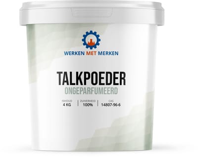 Talkpoeder - Ongeparfumeerd - Emmer, 4 KG