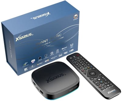 Xsarius Avant 4+ Ultra – High-End 8K UHD AI Mediastreamer