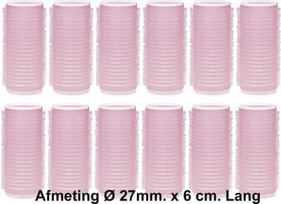 Rojafit Kleefkrullers - Ø 27 mm.- Rose - 12 stuks.!!
