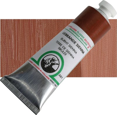 Oil paint Old Holland 40ml – 061 Burnt Sienna